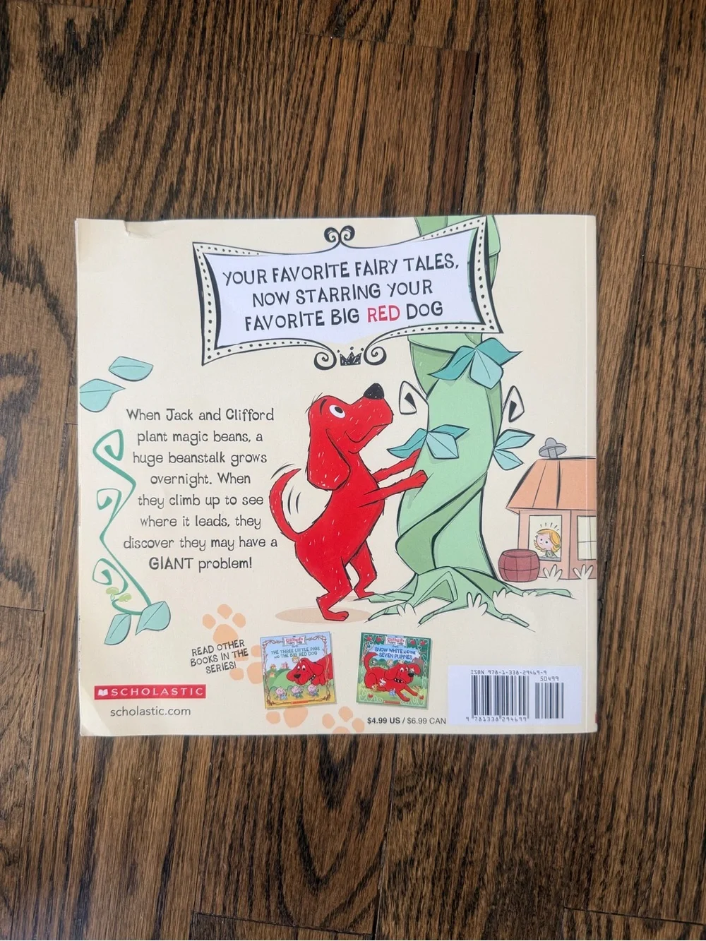 Scholastic Clifford's Fairy Tails: Clifford and the Beanstalk
